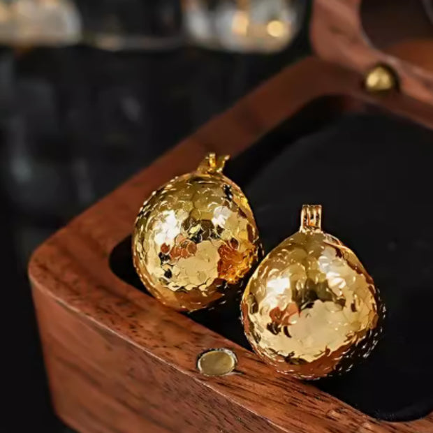 S925 Sterling Silver 3D Women’s Earrings with Buckle & Fabric