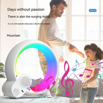 Q Light Sunrise Alarm Clock with Bluetooth and Colorful Glow
