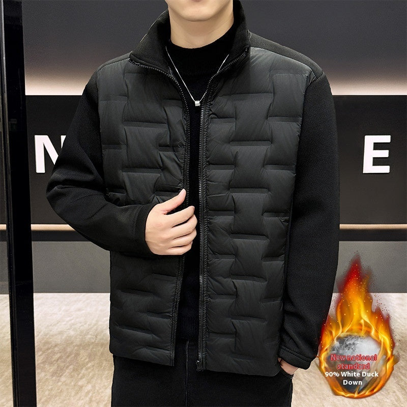 Lightweight Warm Casual Down Jacket for Men 60 characters
