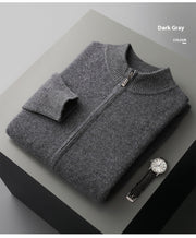 Men's Double-Strand Thick Wool Suit Cardigan – Warm & Stylish