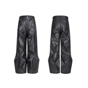 Men's Deconstructed PU Leather Pants or Top – Autumn Street Style