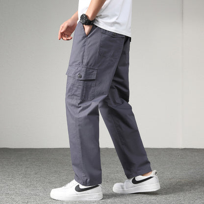 Men's Thin Loose Stretch Straight-leg Casual Pants