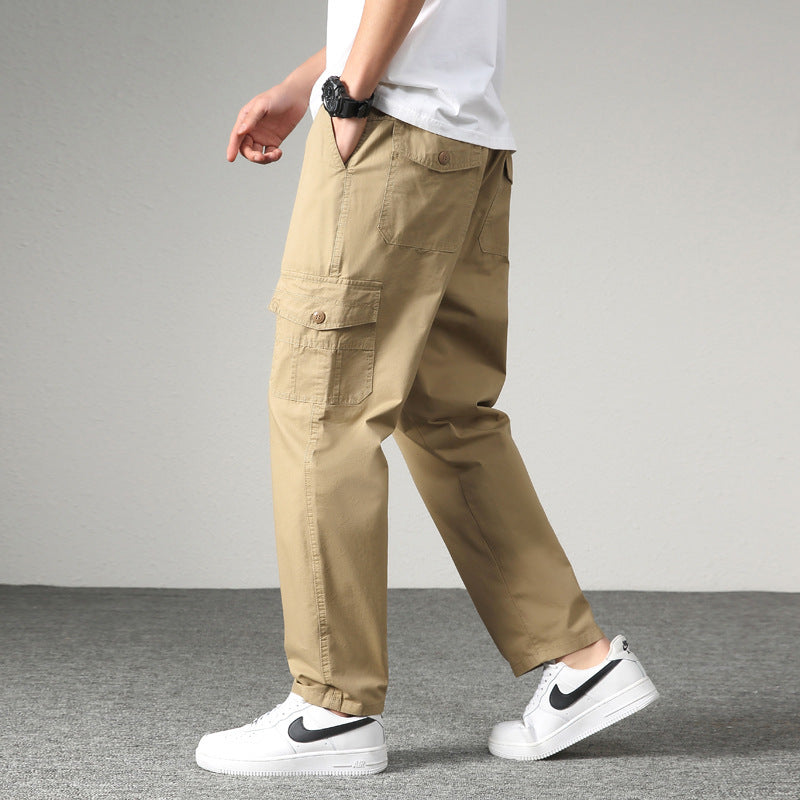 Men's Thin Loose Stretch Straight-leg Casual Pants