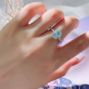 Elegant 1.5 Carat Navy Blue Ring – Luxurious & Unique