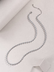 Heart-to-Heart S925 Silver Platinum Plated Moissanite Pendant