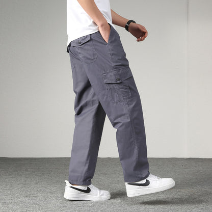 Men's Thin Loose Stretch Straight-leg Casual Pants