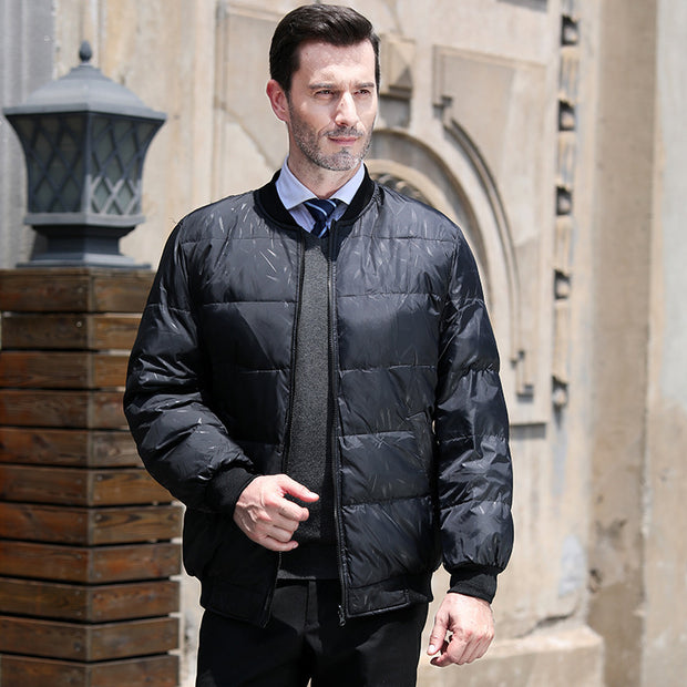 Men's Stylish Mid-Length Coat with Detachable Liner | Winter Fashion