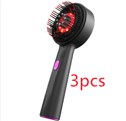 Electric Massage Comb with Red Light Therapy & Scalp Care