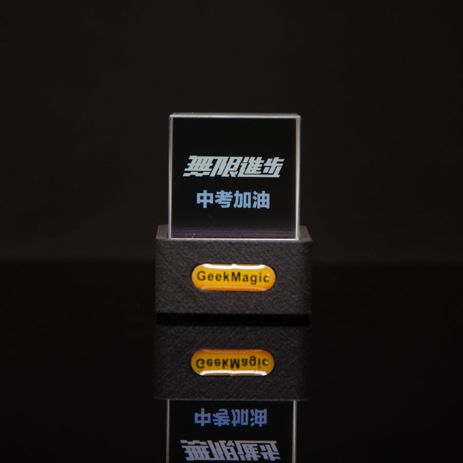 Trendy Mini Transparent WiFi Weather Display Clock