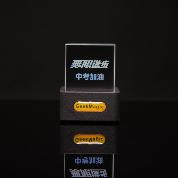 Trendy Mini Transparent WiFi Weather Display Clock