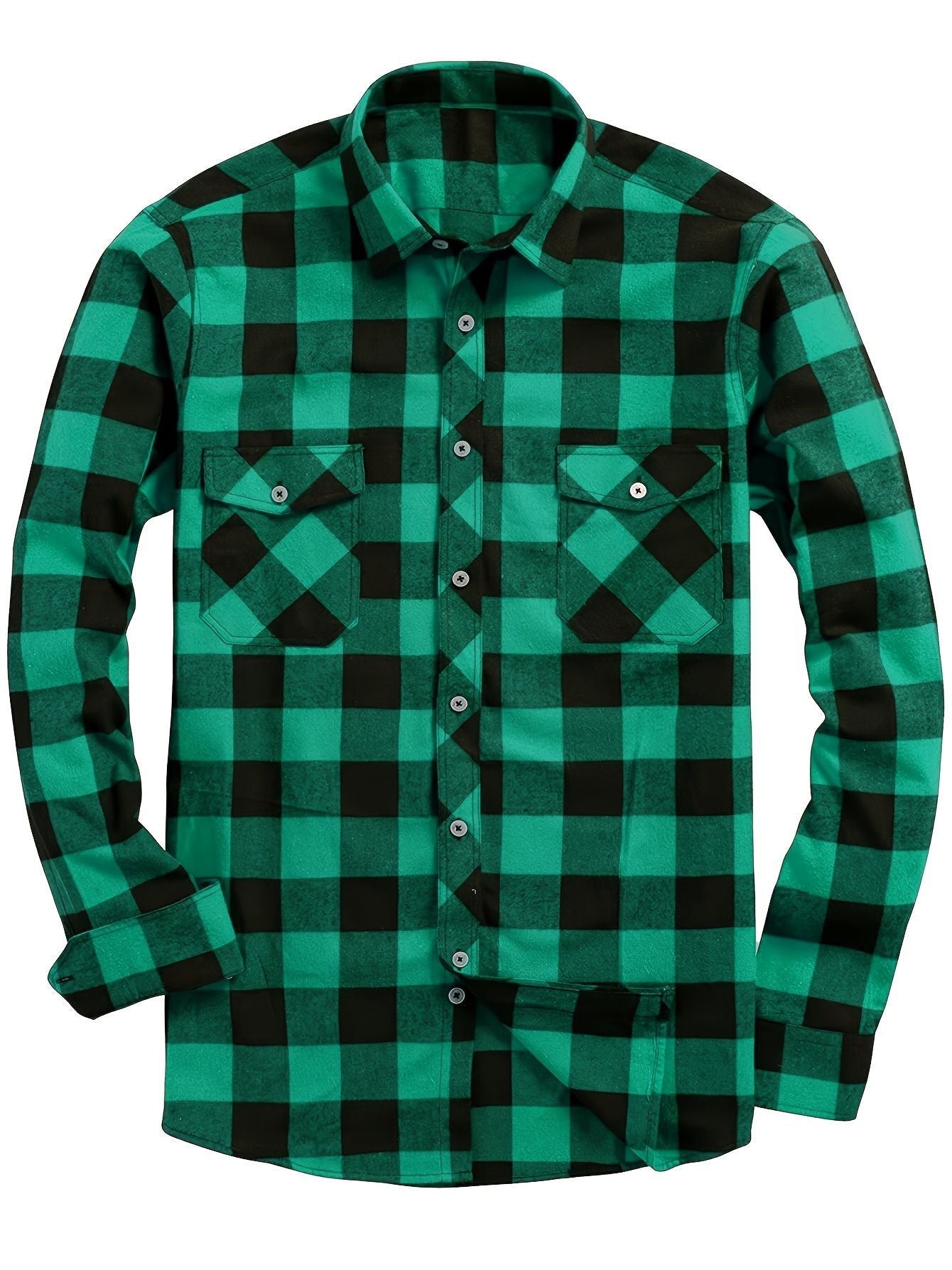 Flannel Plaid Shirt For Men All Seasons