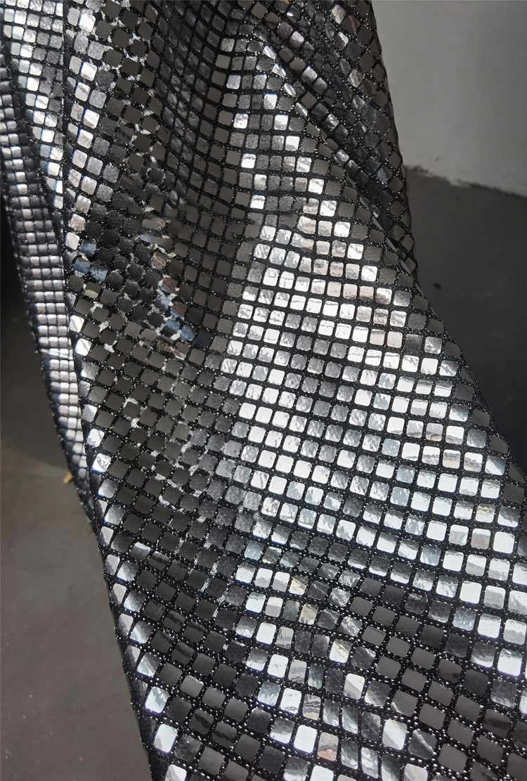 Designer Laser Clothing Bag Fashion Catwalk Wedding Mirror Fabric