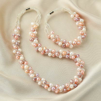 Natural Freshwater Pearl Short Necklace