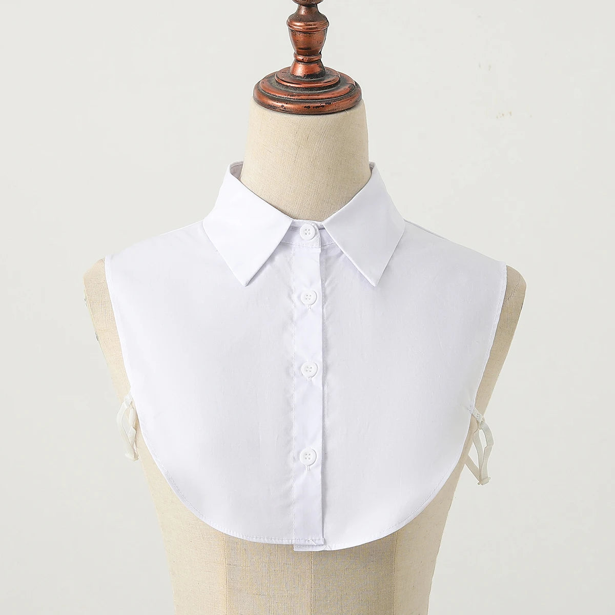 Women’s Cotton Detachable Fake Collar Half Shirt