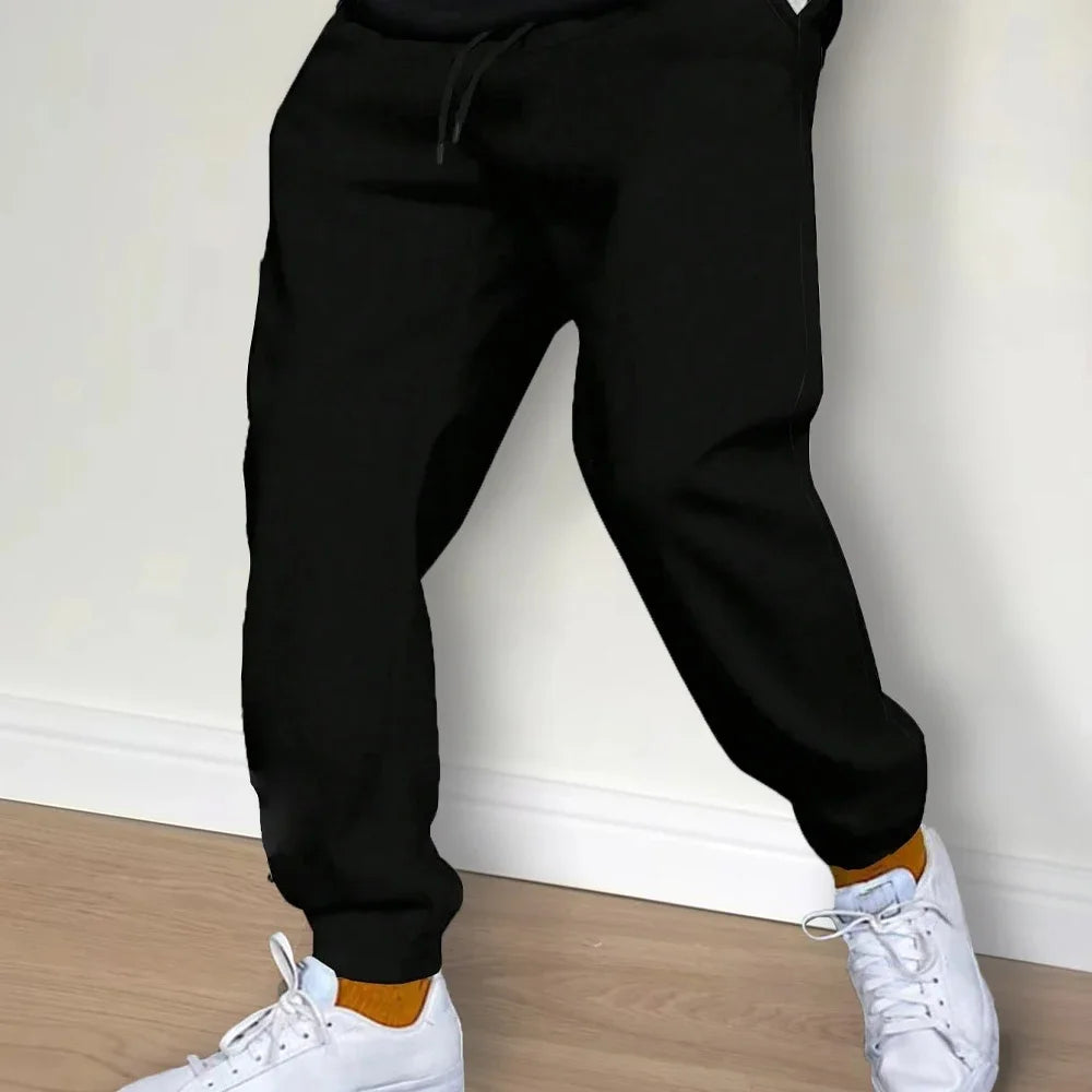 Men’s Fleece Jogger Sweatpants for Workout and Casual Wear