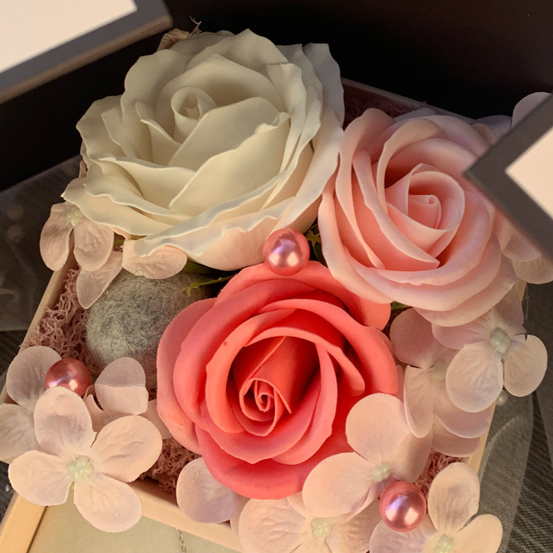 Mother’s Day Double Door Rose Gift Box – Jewelry & Decorative Keepsake