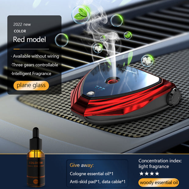 Fashion Smart Car Air Purifier with Aromatherapy Function