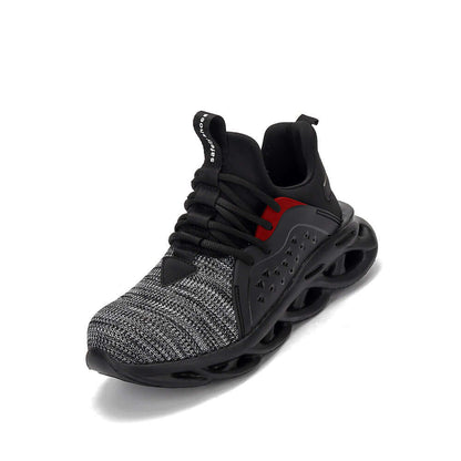 Men’s Indestructible Work Safety Shoes – Anti-Puncture, Steel Toe Lightweight Sneakers