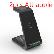 3 in 1 Wireless Fast Charging Station and Phone Stand