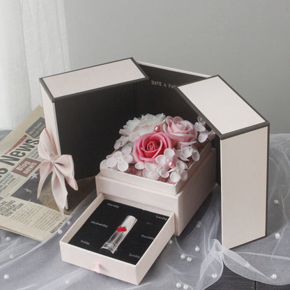 Mother’s Day Double Door Rose Gift Box – Jewelry & Decorative Keepsake