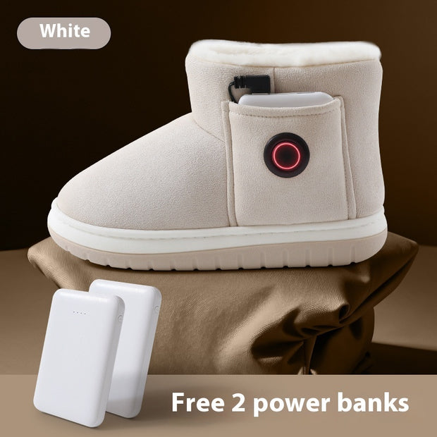 Zapatos eléctricos calefactables para mayor comodidad en invierno