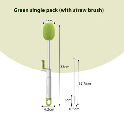 Long Handle Cup Brush Bottle Cleaning Kitchen Gadgets