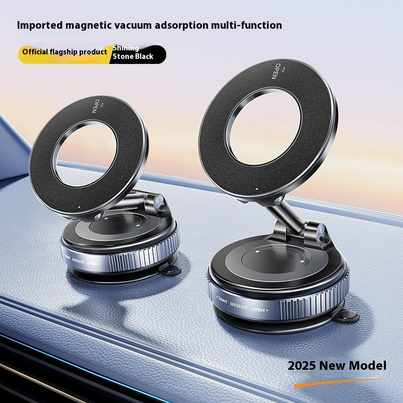 Foldable Magnetic Car Phone Holder with Strong Suction