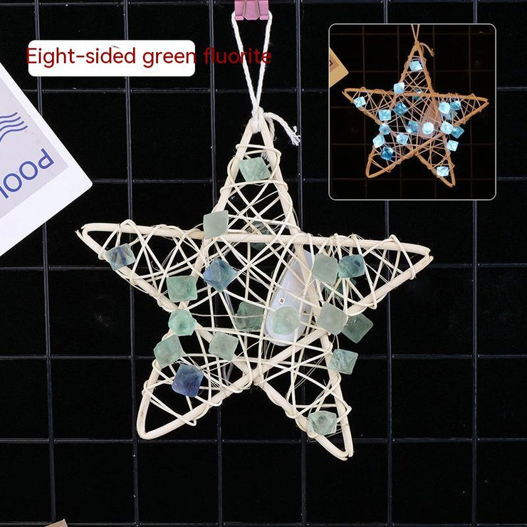 Christmas Halloween Decorative Lights Natural Crystal Stone