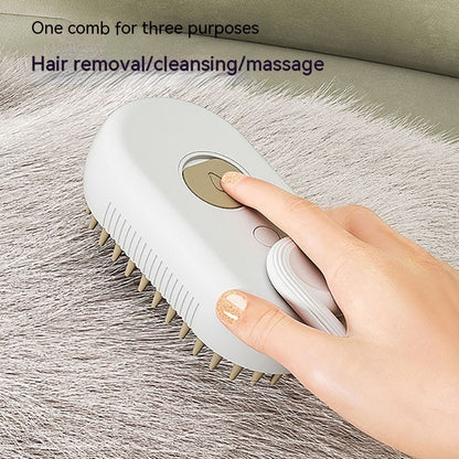 3-in-1 Steamy Hair Removal Pet Brush
