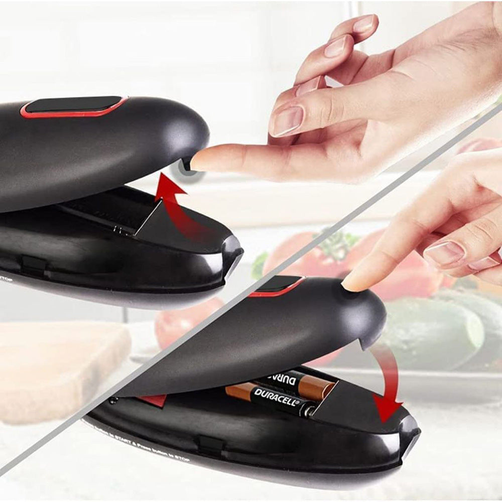 Automatic Electric Can Opener – One-Touch Portable Gadget
