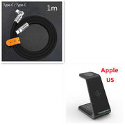 3 in 1 Wireless Fast Charging Station and Phone Stand