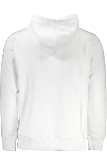 CALVIN KLEIN MEN'S WHITE ZIPLESS SWEATSHIRT