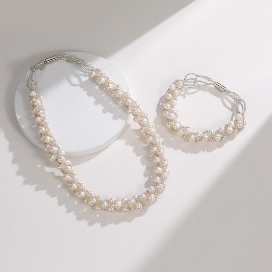 Natural Freshwater Pearl Short Necklace