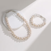 Natural Freshwater Pearl Short Necklace