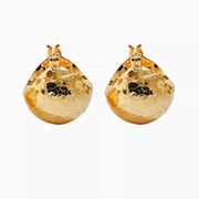 S925 Sterling Silver 3D Women’s Earrings with Buckle & Fabric