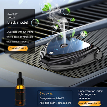 Fashion Smart Car Air Purifier with Aromatherapy Function