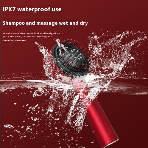 Electric Massage Comb with Red Light Therapy & Scalp Care