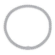 Men’s Luxury Moissanite S925 Silver Necklace – Diamond Look