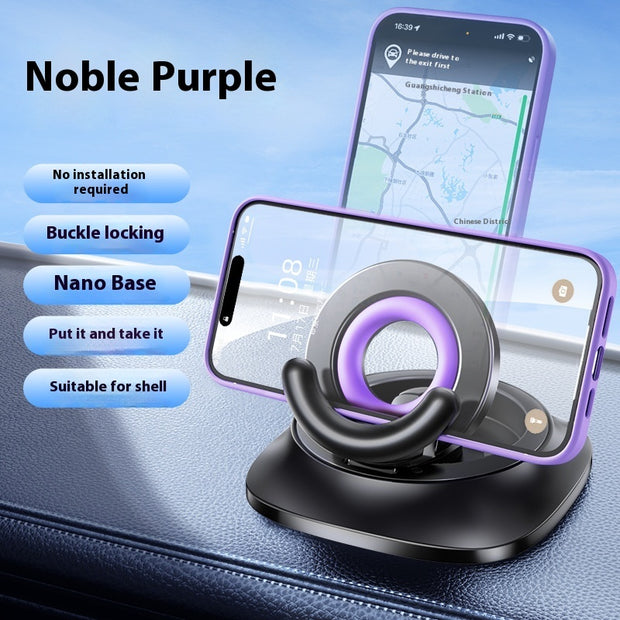 Foldable Magnetic Car Phone Holder with Strong Suction