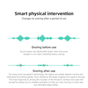 Bluetooth Anti-Snoring Earset Sleep Aid With Analyzer