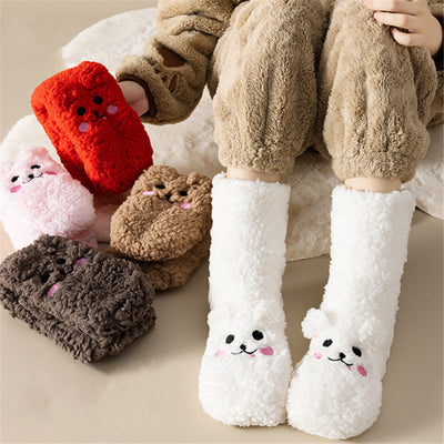 Warm Velvet Thick Non-Slip Winter Floor Socks
