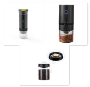 Portable 3-in-1 Electric Coffee Grinder Espresso Maker