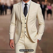 Men's Wedding Business Three-piece Suit Set – Formal & Stylish