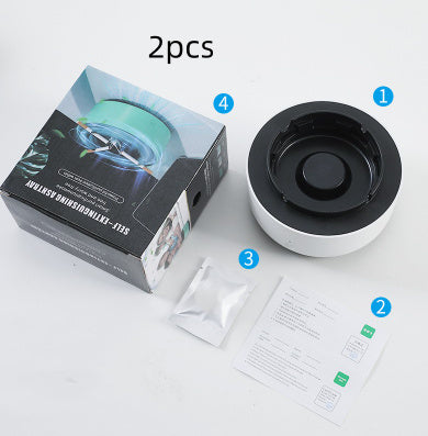 Portable Smoke Removal Air Purifier Ashtray for Car and Home