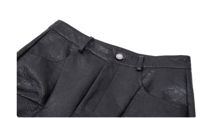 Men's Deconstructed PU Leather Pants or Top – Autumn Street Style