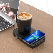 3 in 1 Cooling and Heating Thermal Cup Pad with wireless charger
