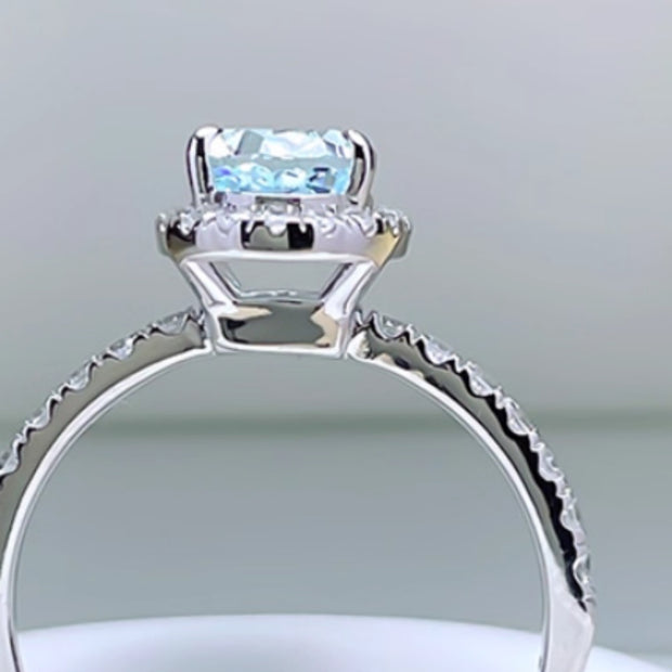 Elegant 1.5 Carat Navy Blue Ring – Luxurious & Unique