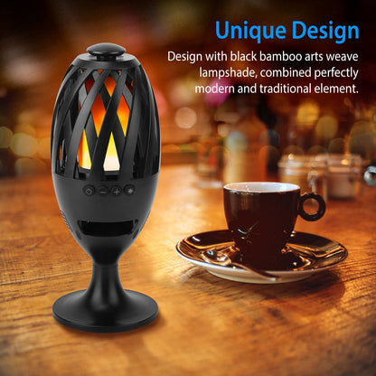LED Flame Torch Speaker – Waterproof Outdoor Wireless Lantern