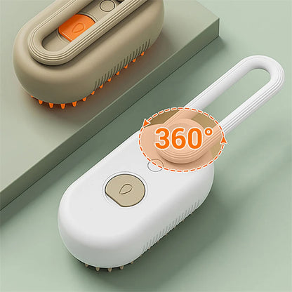 3-in-1 Steamy Hair Removal Pet Brush