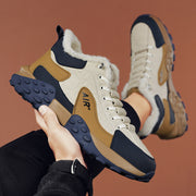 Men’s Winter Slip-On Work Shoes | Warm Velvet Safety Sneakers